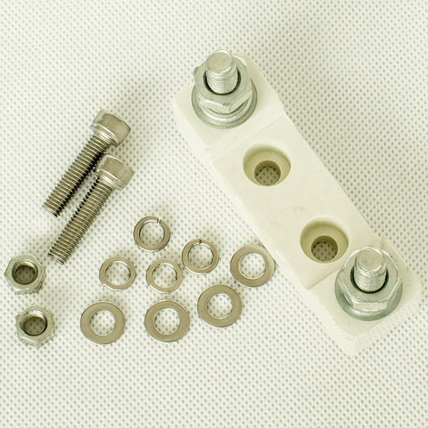 Ceramic Automotive Fuse Holder for Stud Fuse, Applied in Electric Vehicle and Forklift， Mounted on Ceramic Fuse Holder (Fuse Seat)